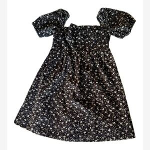 Maeve Anthropologie Lilian Eyelet Floral Dress | Feminine Cottagecore Romantic